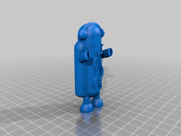 snap chat baile hot dog archivo stl La impresión en 3d 3D print model - Mito3D