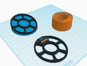 sunlu sl-400 de impresión 3d, soporte lápiz titular se ve como el filamento la bobina La en 3d 3d print model - Mito3D