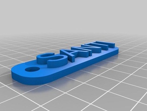santi işaretler ve logolar özelleştirilmiş 3d print model - Mito3D