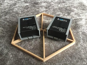go pro hero 3+ caja de la batería cámara actioncam acción leva soporte caso gopro protección el protector útil 3d print model - Mito3D