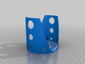 alien coaster titulaire décor les montagnes russes boire 3d print model - Mito3D