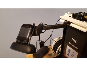webcam holder adapter mpsm tool 3d printer accessories logitech c270 monoprice select mini 3d print model - Mito3D