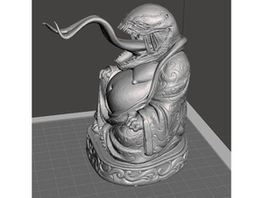 buddha venom sculptures model remix statue villain 3d print model - Mito3D
