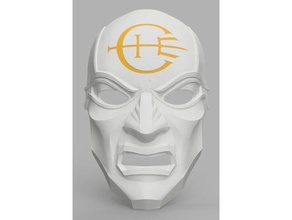 dishonored Aufseher-Maske Requisiten Maske 3d print model - Mito3D
