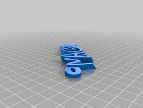 mango nome organização personalizado 3d print model - Mito3D