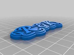 my customized multiline tag keychain keychains 3d print model - Mito3D