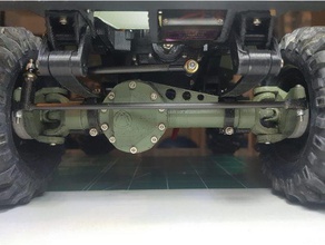 servohalter bumper ossum jeep r c Fahrzeuge ossumjeep 3d print model - Mito3D