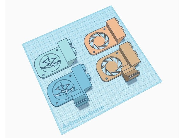 anet a8 fan de modification L'imprimante 3d pièces 3D print model - Mito3D