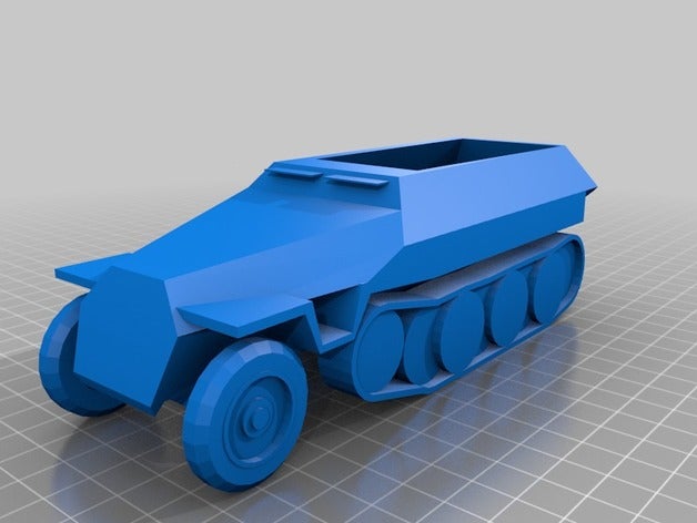 simple sd251 toy & game accessories ww2 3D print model - Mito3D