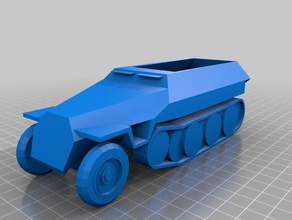 simple sd251 toy & game accessories ww2 3d print model - Mito3D