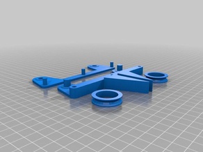 filament holder i3 pro b 3d printer accessories customized 3d print model - Mito3D