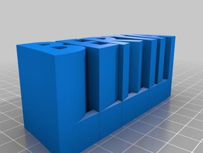 berta heykeller özelleştirilmiş 3d print model - Mito3D