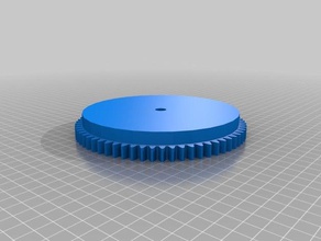 my customized motor involute spur gear hobby 3d print model - Mito3D
