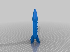 nasa-Rakete 3d-drucken 3d print model - Mito3D