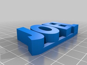 joel heykeller özelleştirilmiş 3d print model - Mito3D