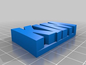 kim sculture su misura 3d print model - Mito3D