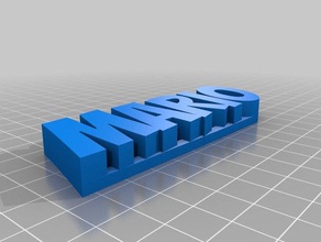 mario esculturas personalizado 3d print model - Mito3D