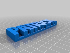patrick heykeller özelleştirilmiş 3d print model - Mito3D