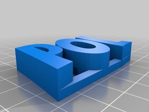pol las esculturas personalizado 3d print model - Mito3D