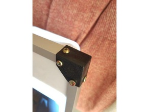 angoli, serramenti in alluminio profilo 15 10 10mm strumenti di disegno fotogramma photo frame 3d print model - Mito3D