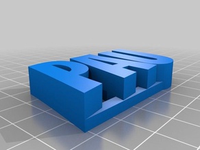 pau esculturas personalizado 3d print model - Mito3D