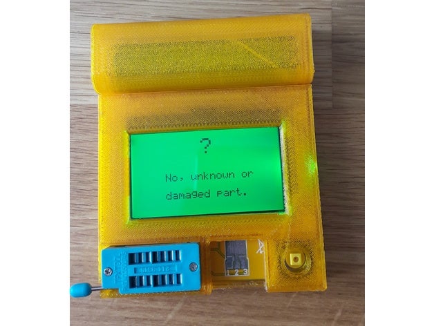 caso lcr-t4 componente tester l'elettronica il fai da te transistor 3D print model - Mito3D