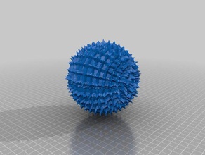 esfera botão esculturas knob 3d print model - Mito3D