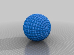 esfera knob2 esculturas 3d print model - Mito3D