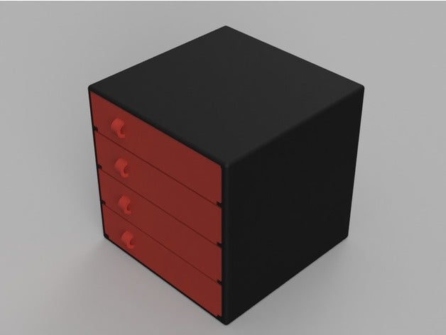 Çekmeceler kaplar kap masa masaüstü Organizatör mini çekmece raf raflar küçük eşyalar 3D print model - Mito3D