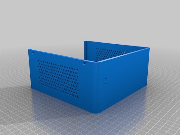 simple et personnalisé de la boîte mini-itx l'électronique 3D print model - Mito3D
