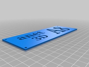 cover display anet a8 3d printing 3d print model - Mito3D