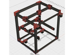fusion360 d-bot core-xy impresora 3d Las impresoras bot corexy d dbot 3d print model - Mito3D