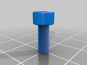 tornillo m4 1259672 engineering customized 3d print model - Mito3D