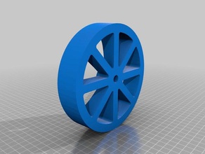 1750 psi electric pressure washer replacement wheel parts 3d print model - Mito3D