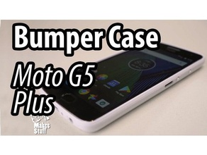 bumper case moto g5 plus mobile phone lenovo holder stand mot motorola motog g smartphone 3d print model - Mito3D