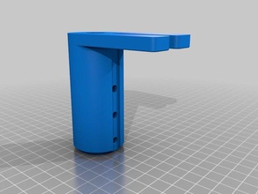 half inch post holder-slotted base physics & astronomy mirror mount optics bench breadboard 3d print model - Mito3D