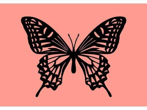 Schmetterling 46 Kunst bug Insekt wslab 3d print model - Mito3D