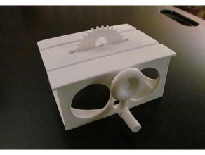 mini scie à table v1 - entraînement direct jouets mécaniques manivelle manuel vu outil de jouet 3d print model - Mito3D