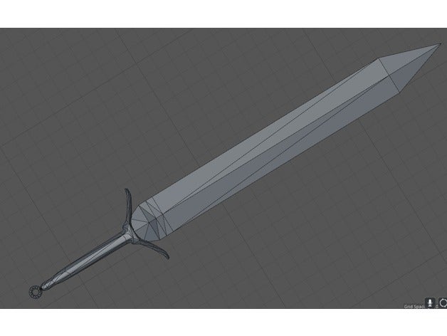 poursuivant ultra espadon les jeux vidéo cosplay dark souls grande épée l'épée 3D print model - Mito3D