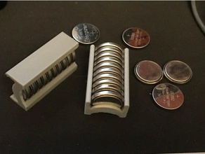 bateria cr2032 bandeja de armazenamento recipientes 3d print model - Mito3D