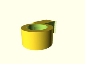 10mm diameter laser module holder k40 co2 3d printer parts 3d print model - Mito3D