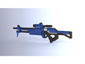 mass effect m29 rifle sniper adereços A impressão 3d cosplay masseffect masseffectm29 efeito de massa prop 3d print model - Mito3D