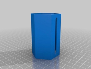 chip tubo de la cubierta los contenedores personalizado 3d print model - Mito3D