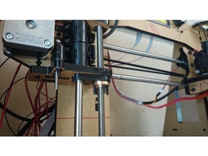 anti z-wobble connector geeetech prusa i3 pro x 3d printer parts i3x z axis 3d print model - Mito3D