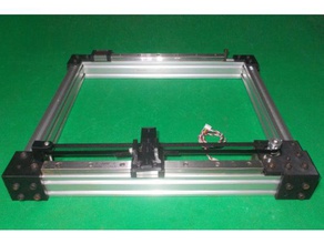 hausgemachte y-Achse frame free stl diy-lineare Bewegung in der x-y guide 3d-Drucker, laser-cnc-Fräser-drill mill 3d-Drucker Teile 3d print model - Mito3D