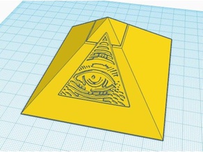 illuminati temple 3d print model - Mito3D