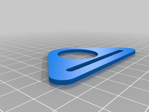 my customized triangle ring parts 3d print model - Mito3D
