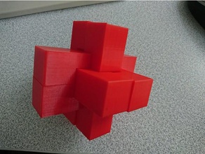 proyecto de ley cuchilleros mega seis burr modificables puzzles rompecabezas creado freecad 3d print model - Mito3D