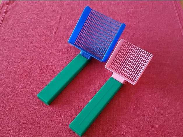 cat litter scoop biokats micro-fresh pets shovel 3D print model - Mito3D