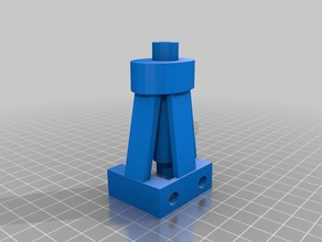 bowden soutien L'imprimante 3d de pièces serrage mont tube 3d print model - Mito3D